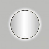 Ronde spiegel - rond 80cm - gunmetal - 110400908003