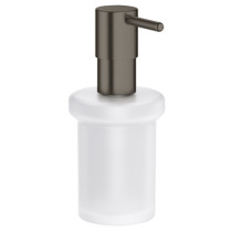 Grohe Essentials zeepdispenser glas brushed hard graphite - 40394AL1