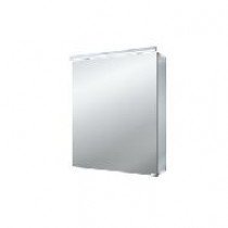 Emco Asis Pure spiegelkast m. 1 deur m. LED verlichting 60x72.8x15.3cm aluminium - 979705085